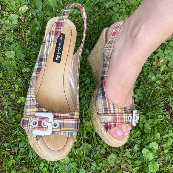 AE sling back wedges - Picture 2 of 9